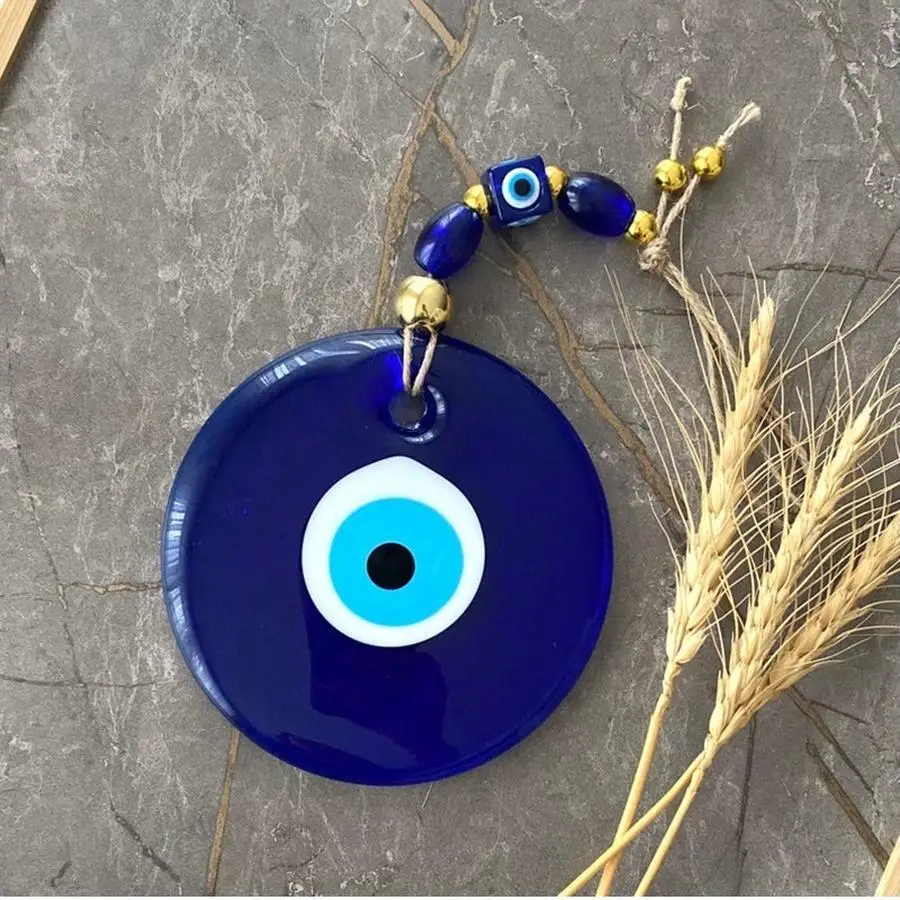 1/5/10/20/50/100pcs Wall Decor Glass Window Hanging Home Decoration Blue Eye Bead Greek Wall Art Bohemian Decor Nazar Boncuk Lov