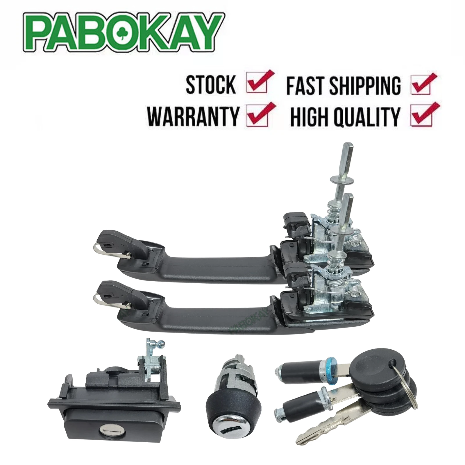 New Locking System Lock Set FOR VW Golf Mk3 1H0837207B 1H0905855A 1H6827571A 1H0898081