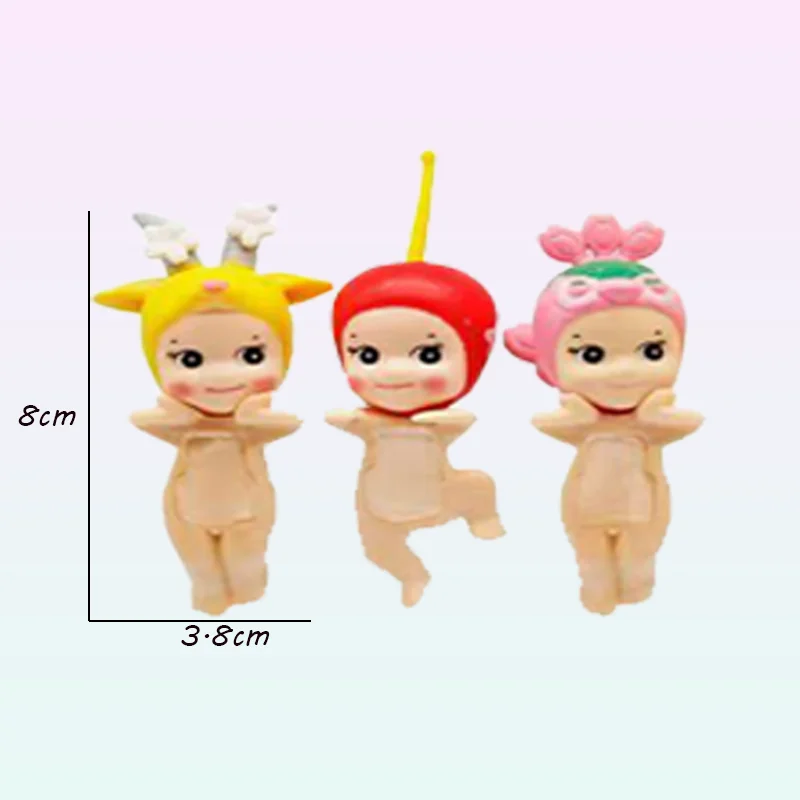 Nova venda quente festa anjo caixa cega flor de cerejeira série anime figuras ornamentos bonecas fãs crianças presente aleatório