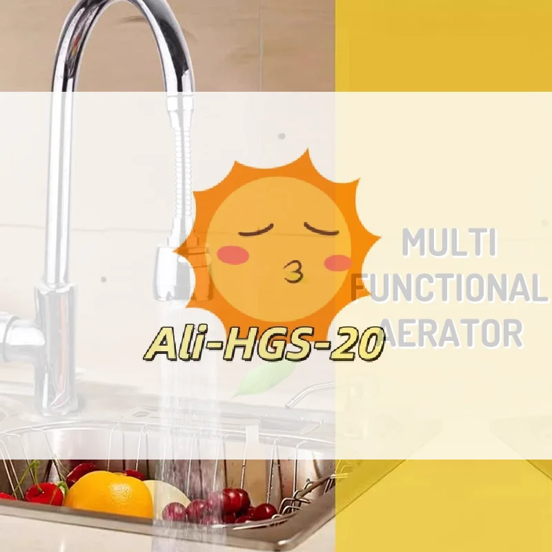 

Anti Spray Tap Nozzle Adapter 2/3 Modes for Water Conservation with 360° Rotating Feature