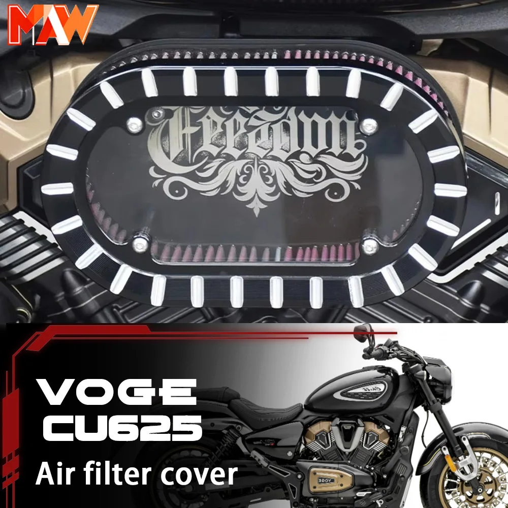 

VOGE CU625 oval transparent decorative air filter cover left and right side air filter VOGE 625CU