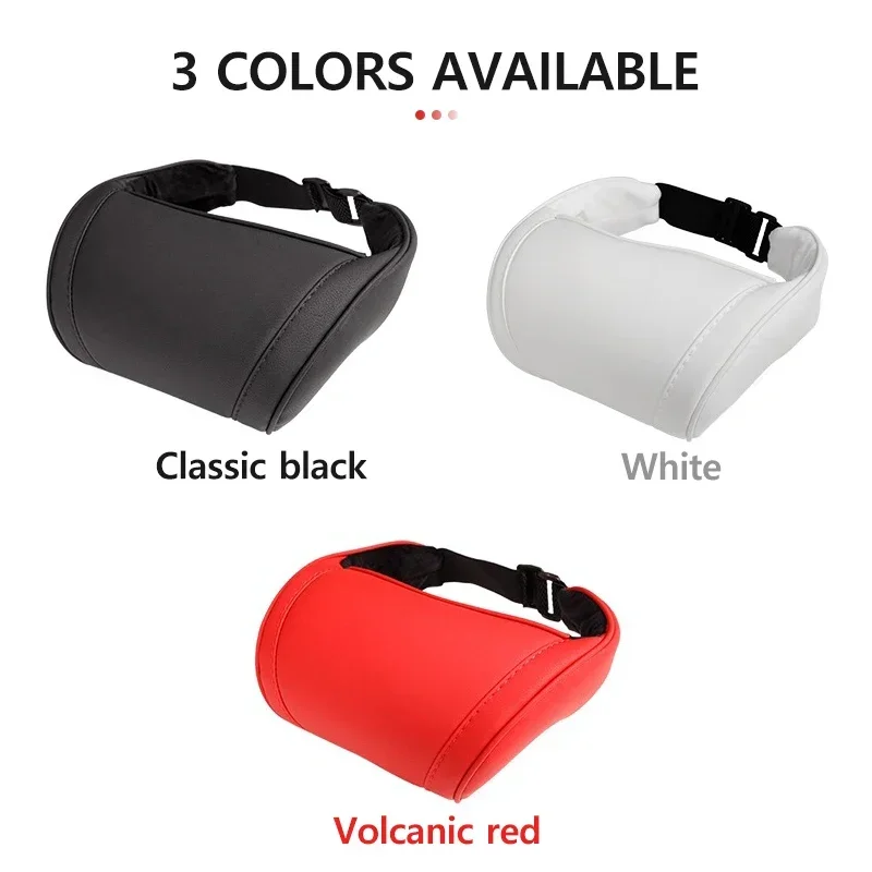 ل تسلا نموذج Y 3 X S سيارة الرقبة الوسائد كلا الجانبين 2 قطعة مسند الرأس الجلدية وسادة السيارات مقعد الرقبة الراحة رئيس وسادة داعمة