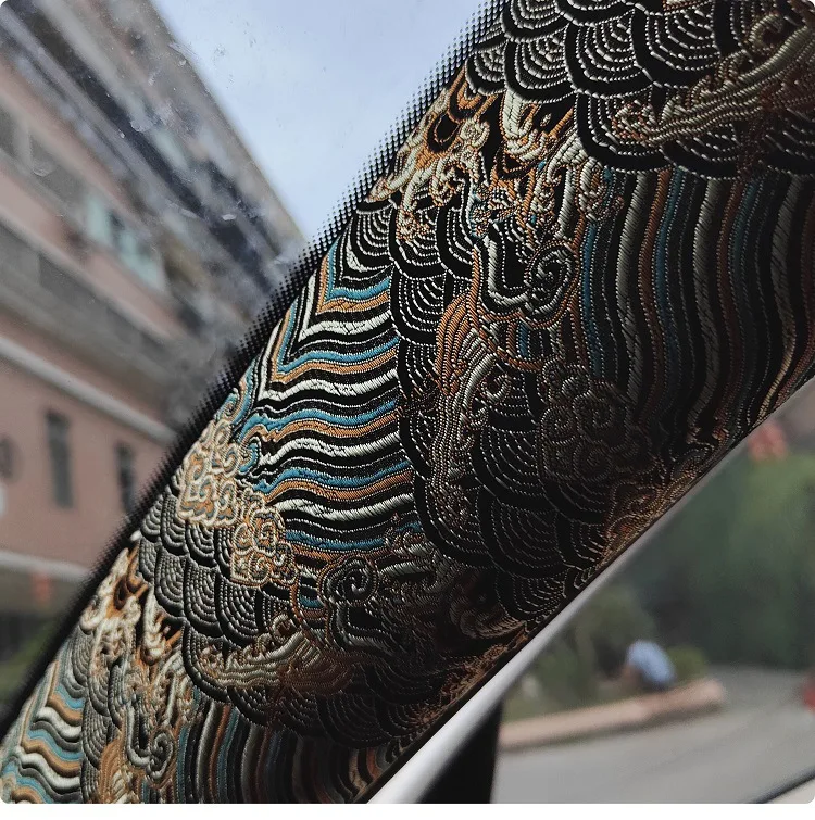 ABC Pillars JDM Style Car Interior Creative Stickers Adhesive Embroidery Trendy Car Stickers, interior ceiling modification