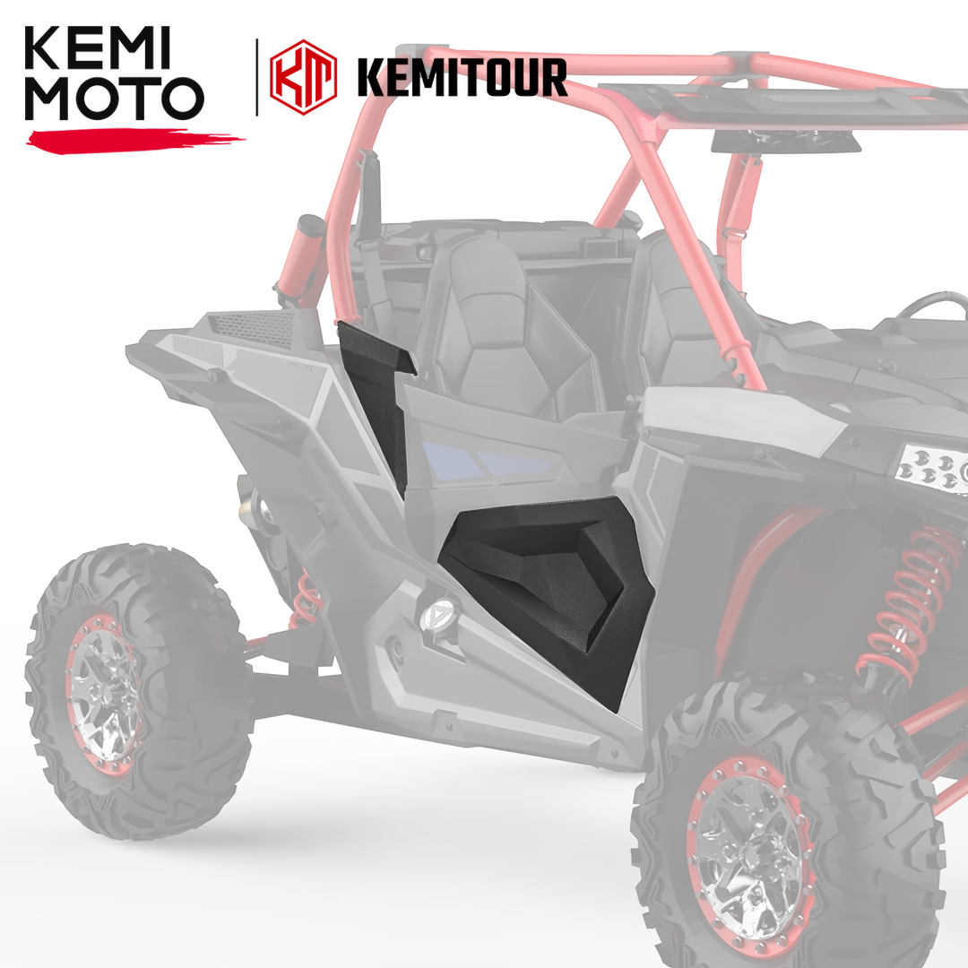 KEMIMOTO UTV Lower Half Door Inserts Panels With Frame Compatible with Polaris RZR XP 1000/ S 900/ Turbo S 2014-2023 #2879509