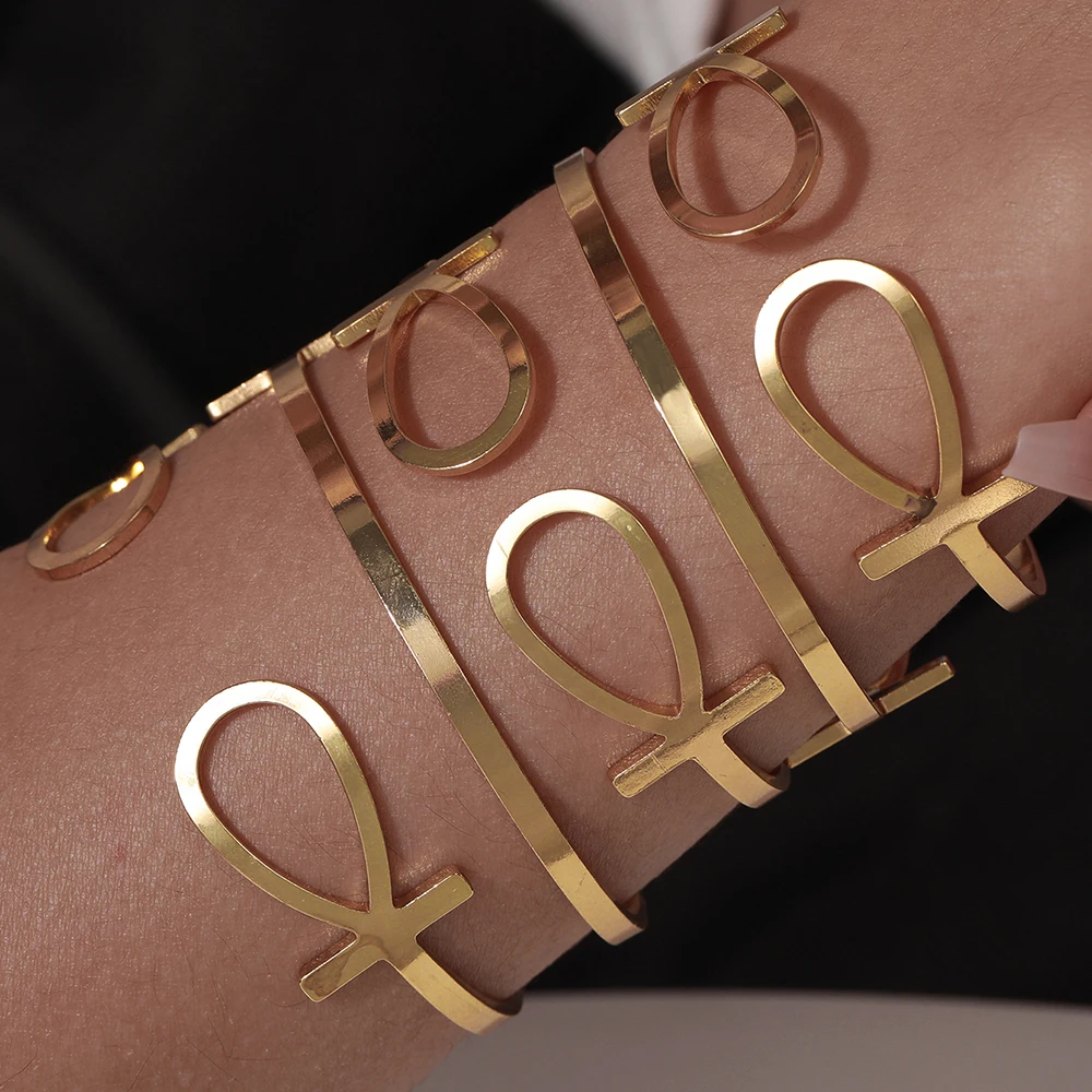 5Pcs Elegant Luxurious Open Mouth Bracelets Ladies Fashionable Jewelry Set Suitable Wearing Any Place Perfect Gift for Friends