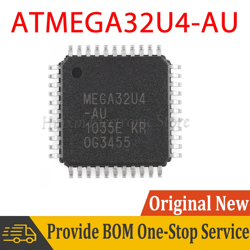 ATMEGA32U4-AUR ATMEGA32U4-AU ATMEGA32U4 TQFP-44 Microcontroller AVR 16K Flash Memory USB MCU Chip IC Controller New Original