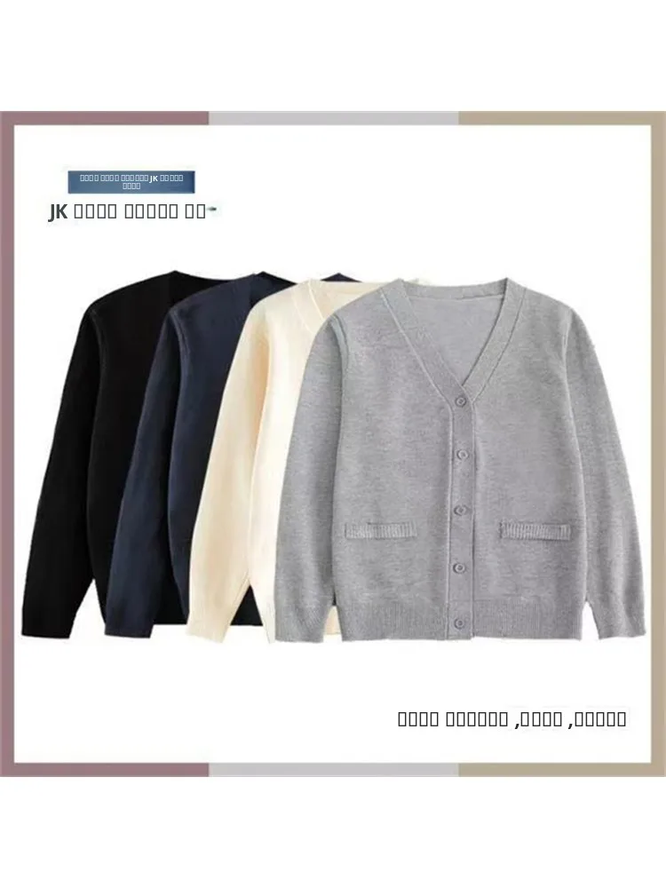 

Осень-зима JK School orm Верхняя одежда Long Sve Вязаный кардиган Свитер для женщин Комфортная одежда Нежный полиэстер ...