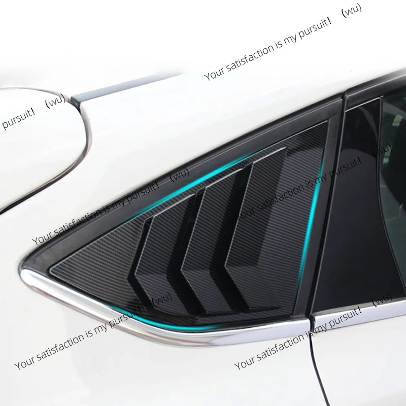 

For Ford Focus ST RS MK3 2012-2018 Hatchback Carbon Fiber Car Rear Window Blinds Side Tuyere Louvers Vent Styling Accessories