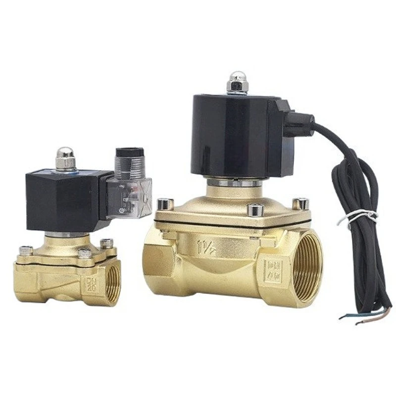 Электромагнитный клапан 1PCS Normally Closed Electric Solenoid Valve Outdoor Waterproof Fog Type High-temperature Gas Valve AC220/110/380V DC12/24/36V Орошение — деталь 2