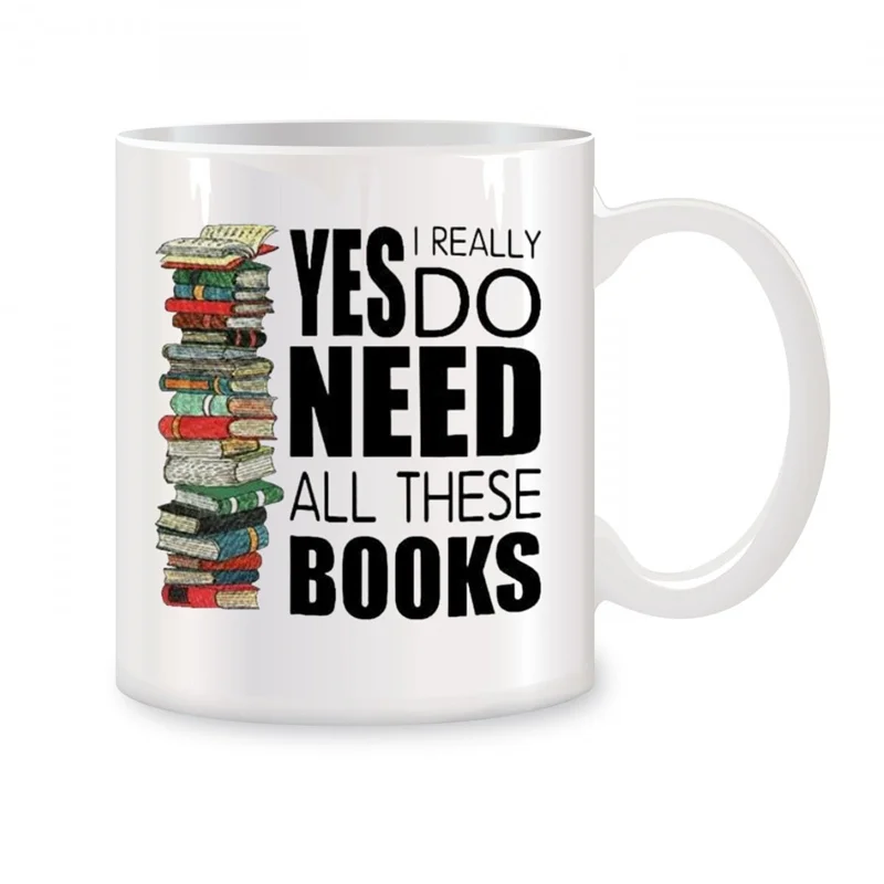 

Large Book Mugs For Librarian Book Nerd Gifts Book Lovers Christmas Birthday Gifts Novelty Coffee Ceramic Tea Cups White 11 oz