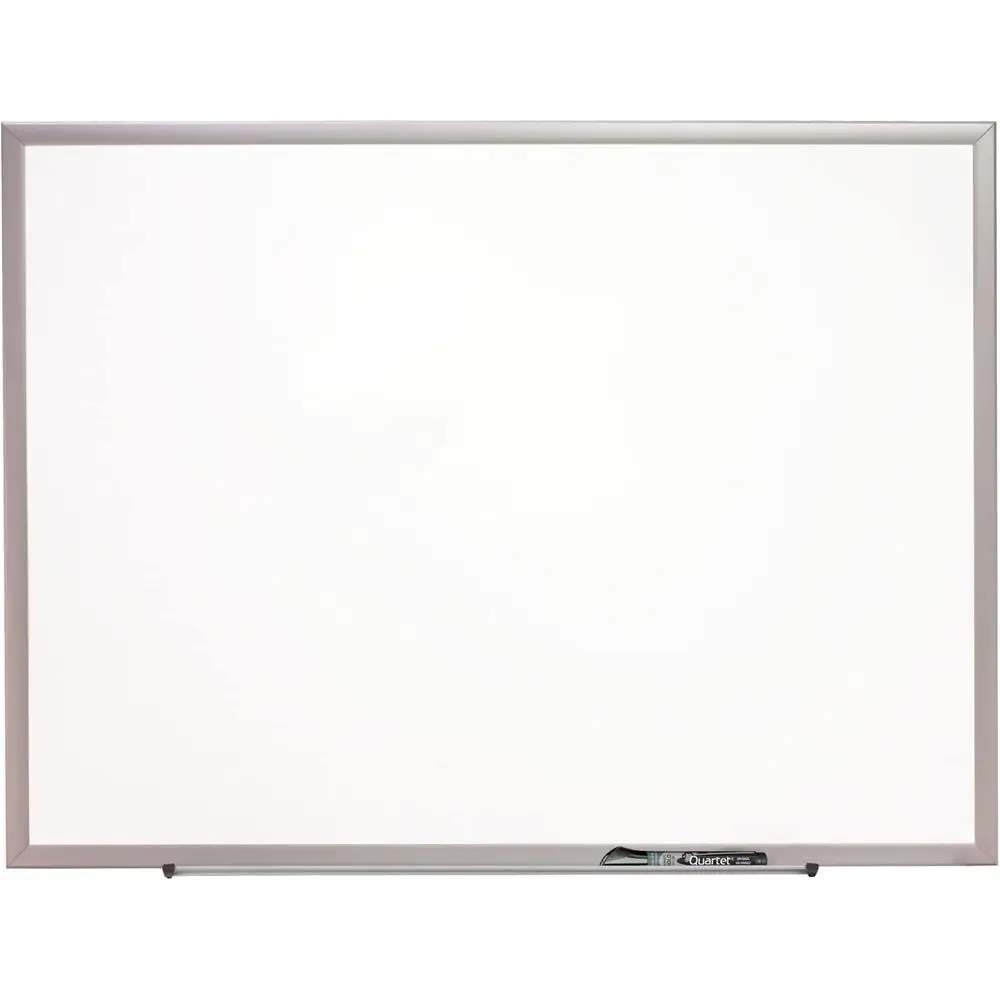 

Магнитная фарфоровая доска для записей 48 x 36 дюймов, премиум-качество, двусторонняя, серебряная рамка