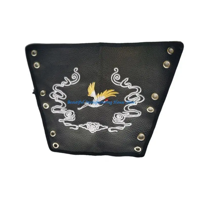 E56A الجلود براكر القرون الوسطى Vambrace المعصم الدروع سوار ذراع القفاز ArmGuard بولي القفاز معصمه الملحقات