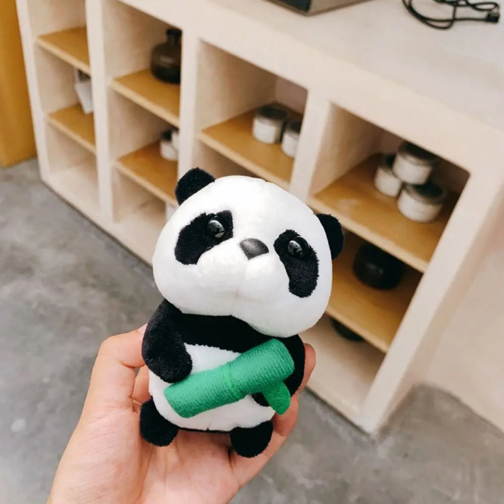 Design Cat Panda PP Cotton Squirrel Mouse Car Key Ring Ornaments Korean Style  Key Holder Women Key Chain Doll Plush Key Buckle