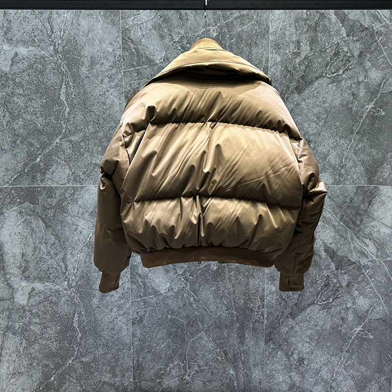 Winter Korean Fake Two Pieces Short Stand-up Collar Cotton-padded Jacket Men Thickened Warm Loose Leisure Fashion Versatile Coat