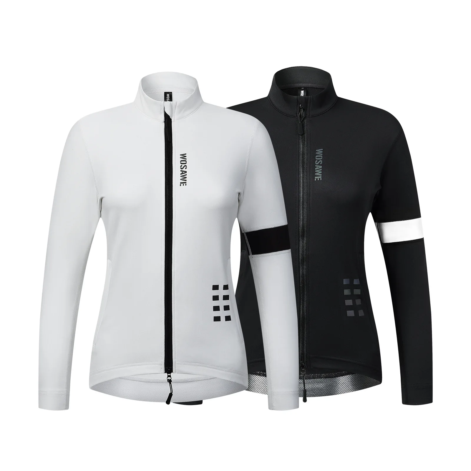 New Women Cycling Jersey Set Winter Warm Up MTB Cycling Pant Kit Reflective Fleece Thermal Bike Clothes Moto Clothing Safety