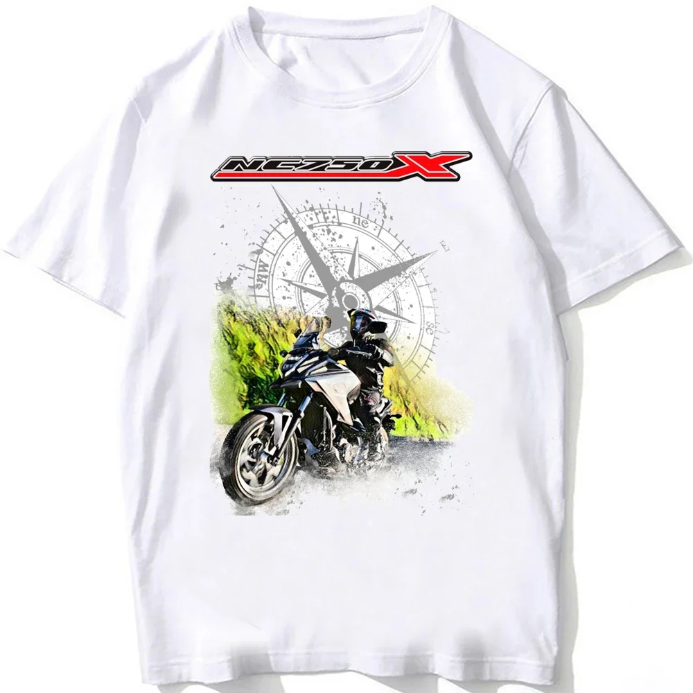 

Hda NC750X Moto Mountain Adventure Rider T-Shirt Men Short Sleeve Hip Hop Sport Casual White Tshirt Boy Motorcycle Riding Tees