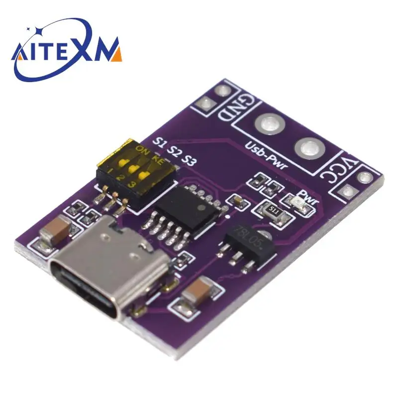 Type-C QC AFC PD2.0 PD3.0 to DC Spoof Scam Fast Charge Trigger Polling Detector USB-PD Notebook Power Supply Change Board Module