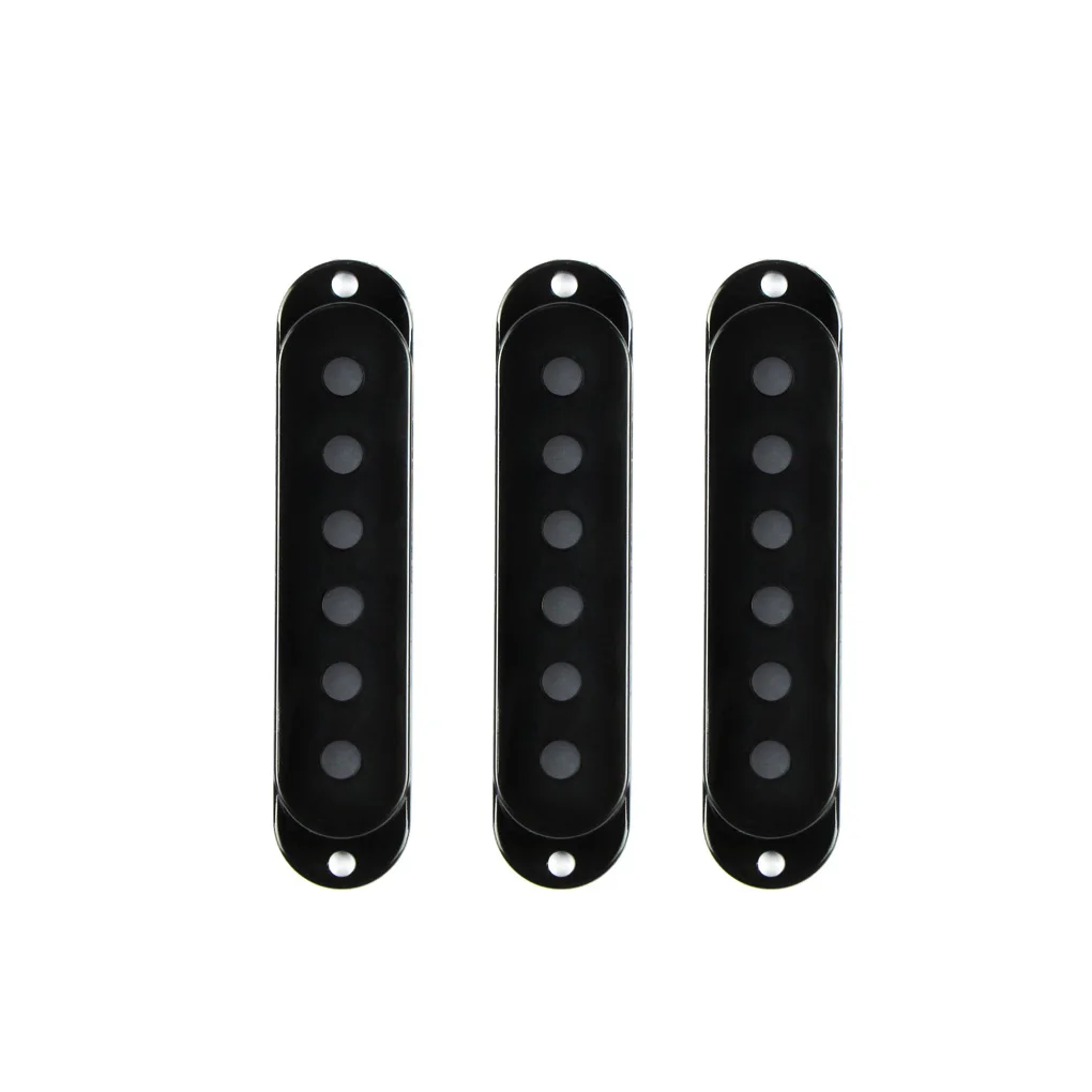 Fleor 3 stücke kunststoff st gitarre single coil abdeckungen für e-gitarren teile – Detail 9