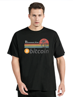 Bitcoin Cryptocurrency Meme My Retirement Plan Tshirt Classic Fashion Men's Clothing Tops Plus Size Pure Cotton O-Neck T-Shirt