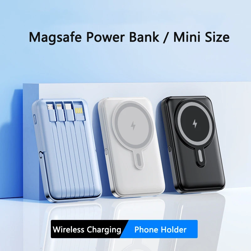 

20000mAh Magsafe Power Bank 15W Magnetic Wireless Charger for iPhone 16 Samsung 22.5W Fast Charging Portable Powerbank Station