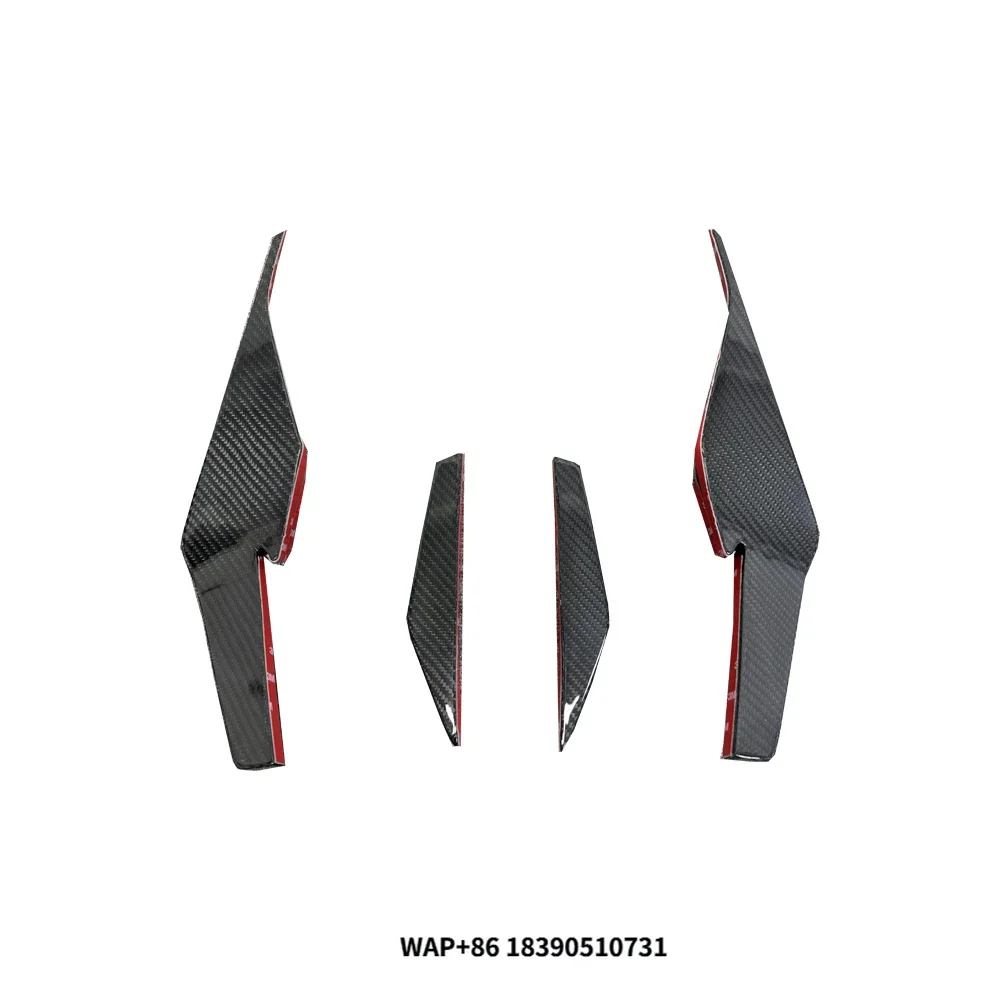 

Модернизированный обвес из сухого карбона для Audi R8 GT Style: передний бампер, сплиттер