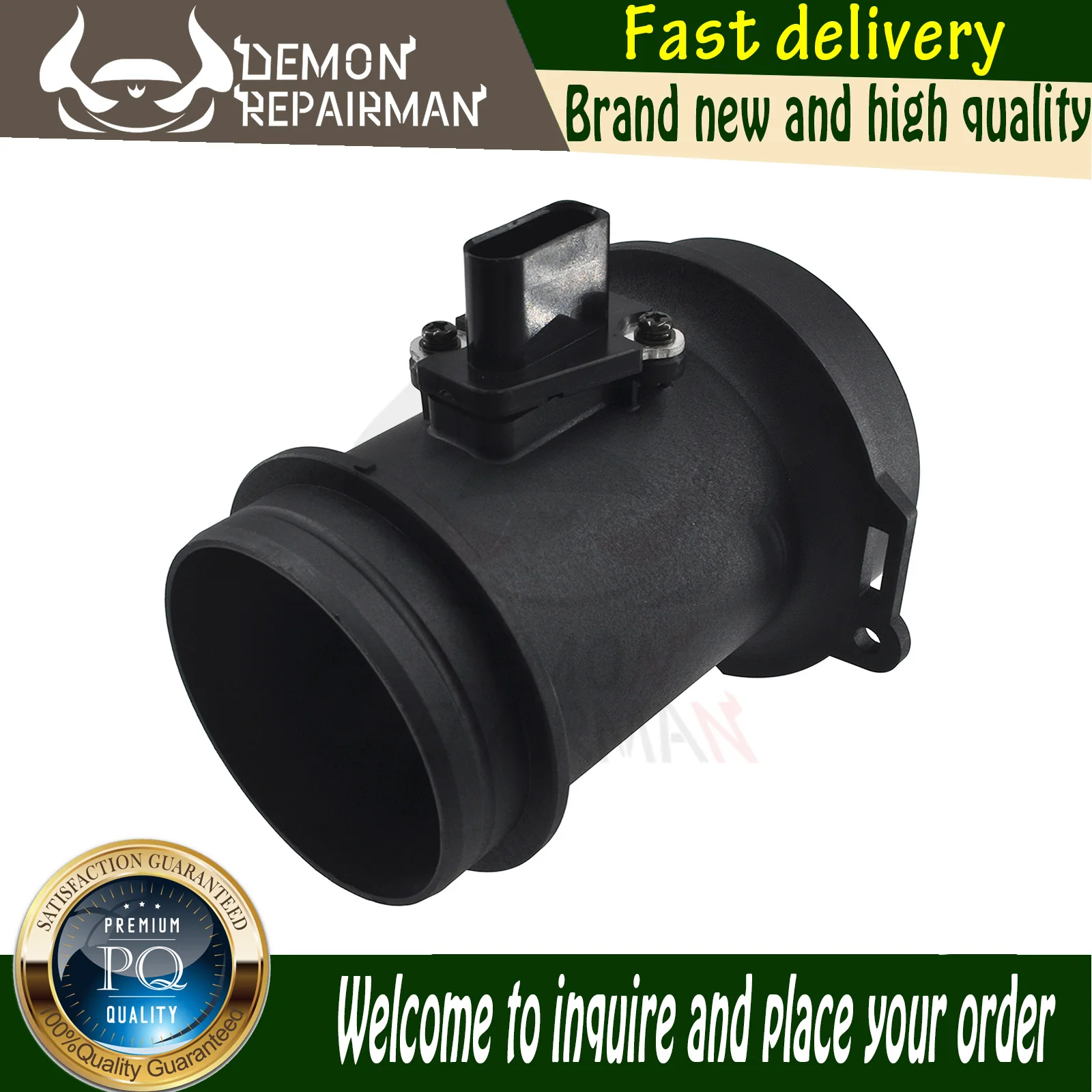 

New Mass Air Flow Sensor Compatible With Audi A3 A6 A4 Tt Volkswagen Eos Golf Jetta Passat 2.0l 06f-90g-461a 06d906461 Mf21287n