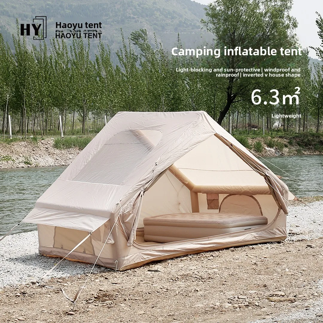

YFY inflatable tent four seasons automatic outdoor travel single door inflatable tent with skylight