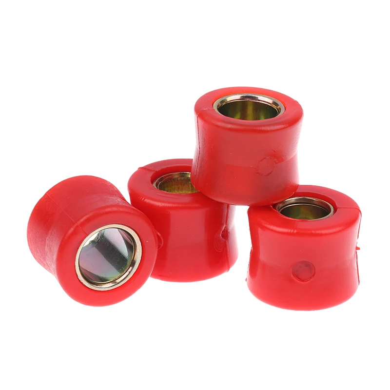 ✰✪4Pcs 10/12MM Motorcycle Front/Rear Shock Absorber Rubber Buffer Rubber Red Shock Absorber Bumper Block Sleeve Cushion Rubber