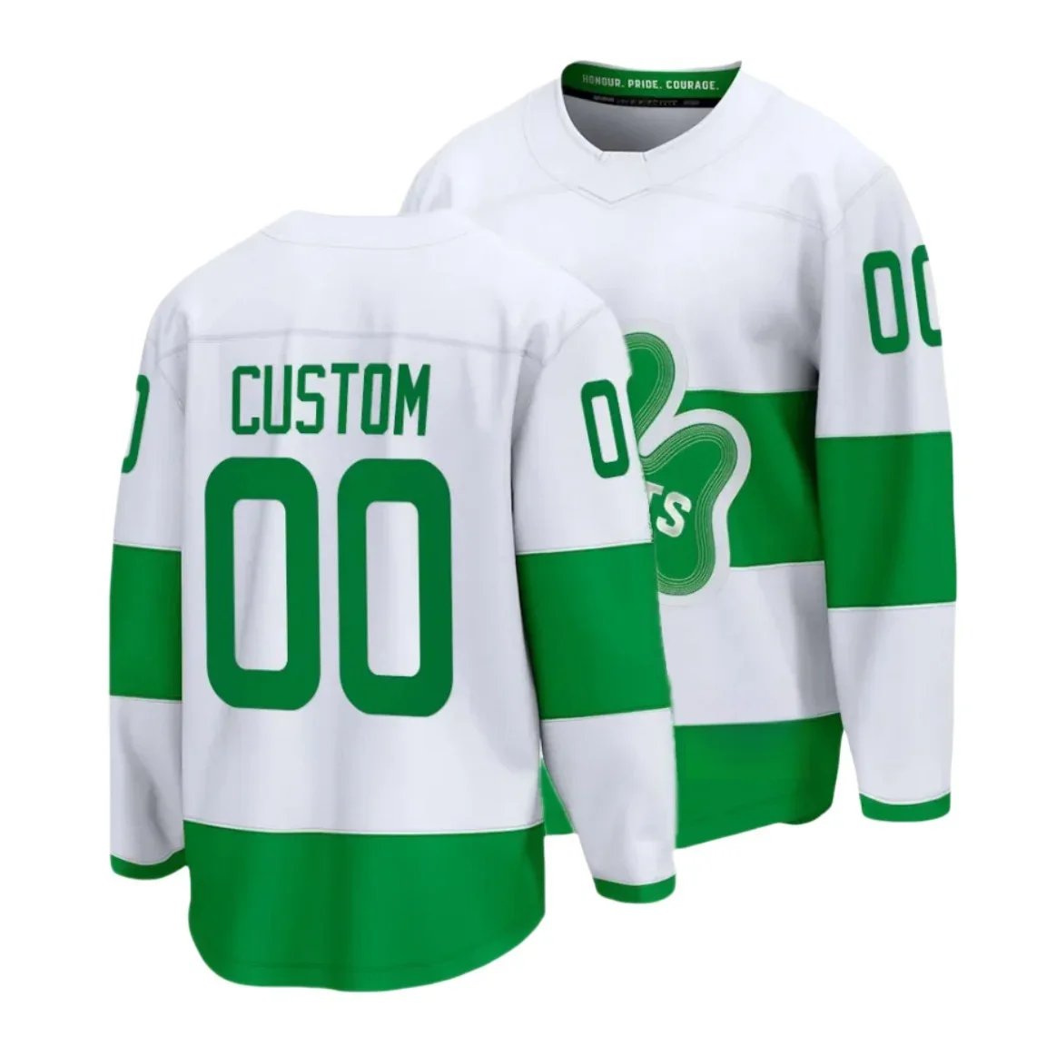 

Custom Toronto Men Ice Hockey Jersey #34 Auston Matthews #91 John Tavares #11 Max Domi #16 Mitchell Marner