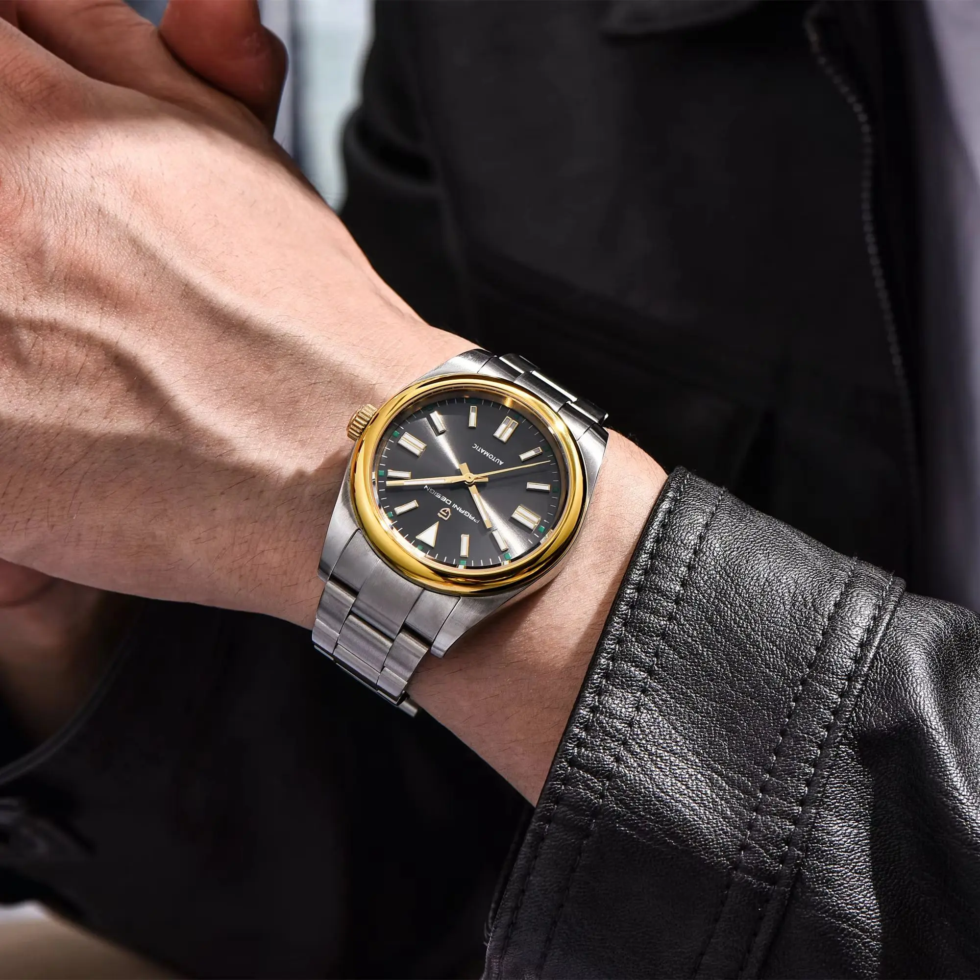 PAGANI DESIGN 2026 New 40MM Gold Silver Luxury Automatic Watch Men Japan Movt Mechanical Wrist watch Stainless steel Waterproof