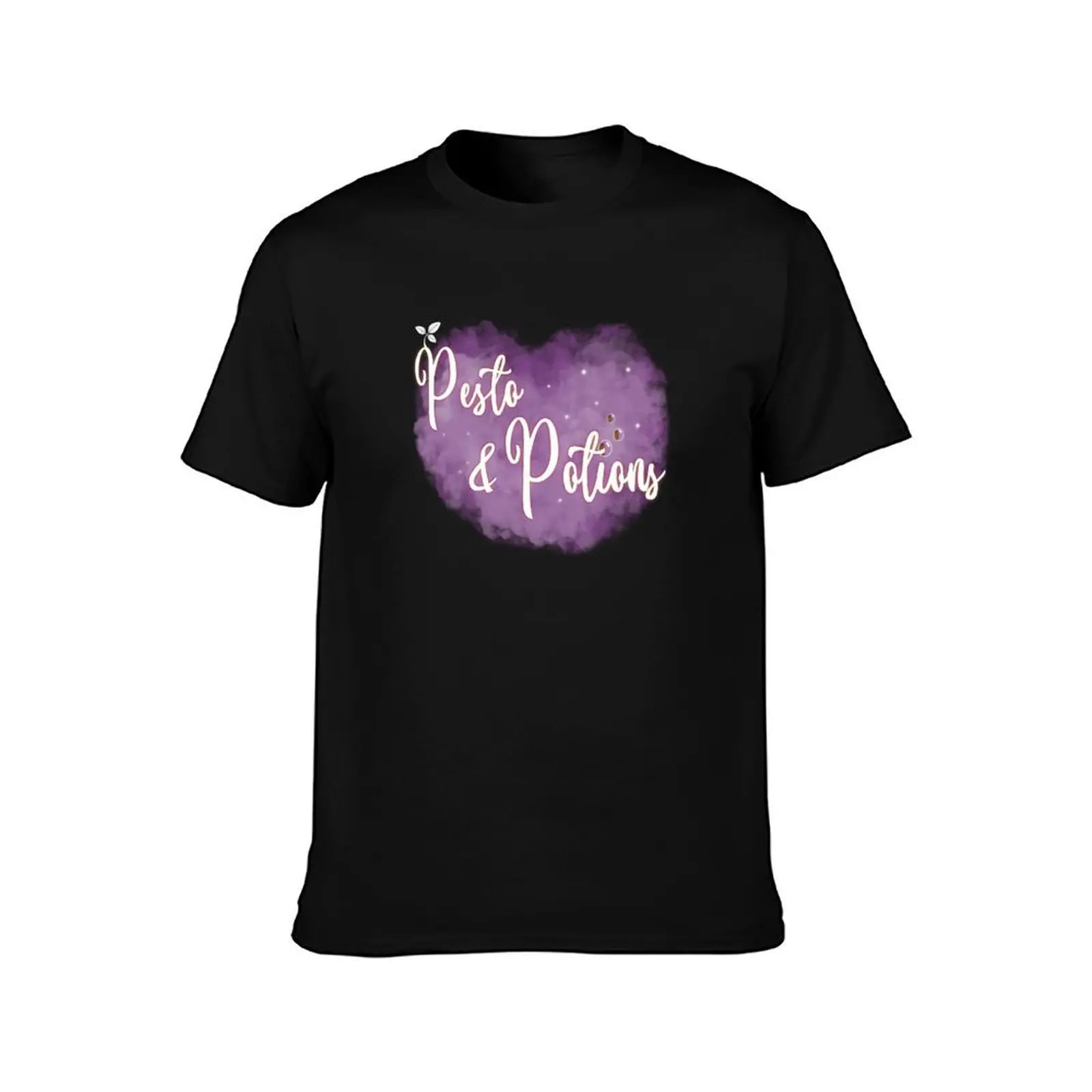Pesto & Potions Logo T-Shirt All Match Print Short Sleeve Top