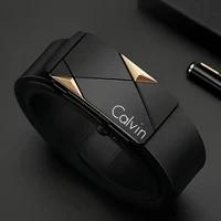 Stylish Men's PU Leather Belt - Fashion Belts for Daily Life, Leisure, Party, Festival, Work, and Business Automatic Buckle 6