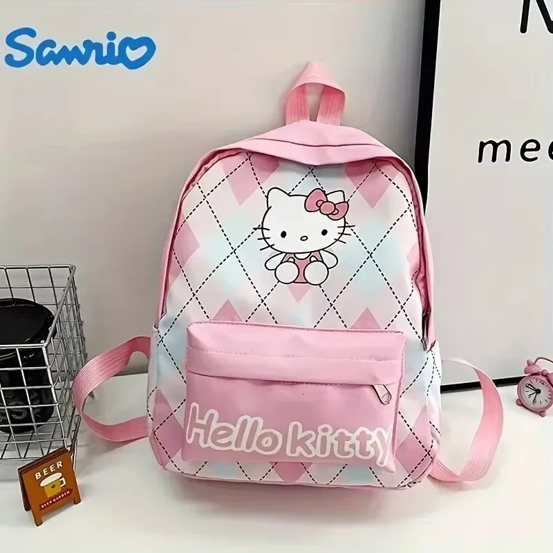 Sanrio Full Range Melody Cute Cartoon Backpack Children Lightweight Large Capacity Fashionable Schoolbag Travel Bag Kindergarten