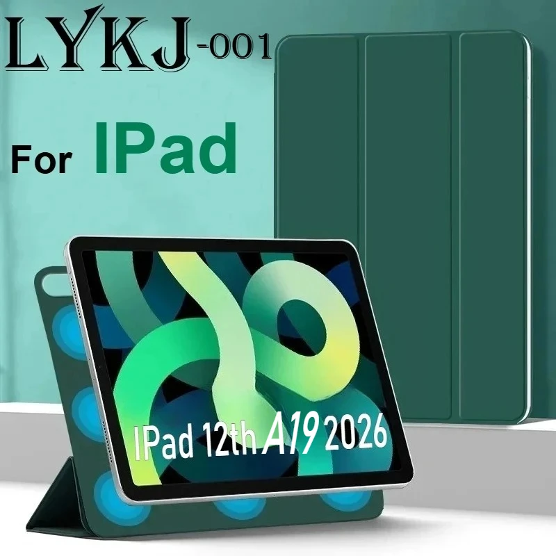 

2026 PU Magnetic Smart Folio Case for IPad A19 12th Air Pro M5 M4 M3 M2 11 13 A16 11th 10th Air5/4 12.9 Mini7/6 8.3 Tablet Cover