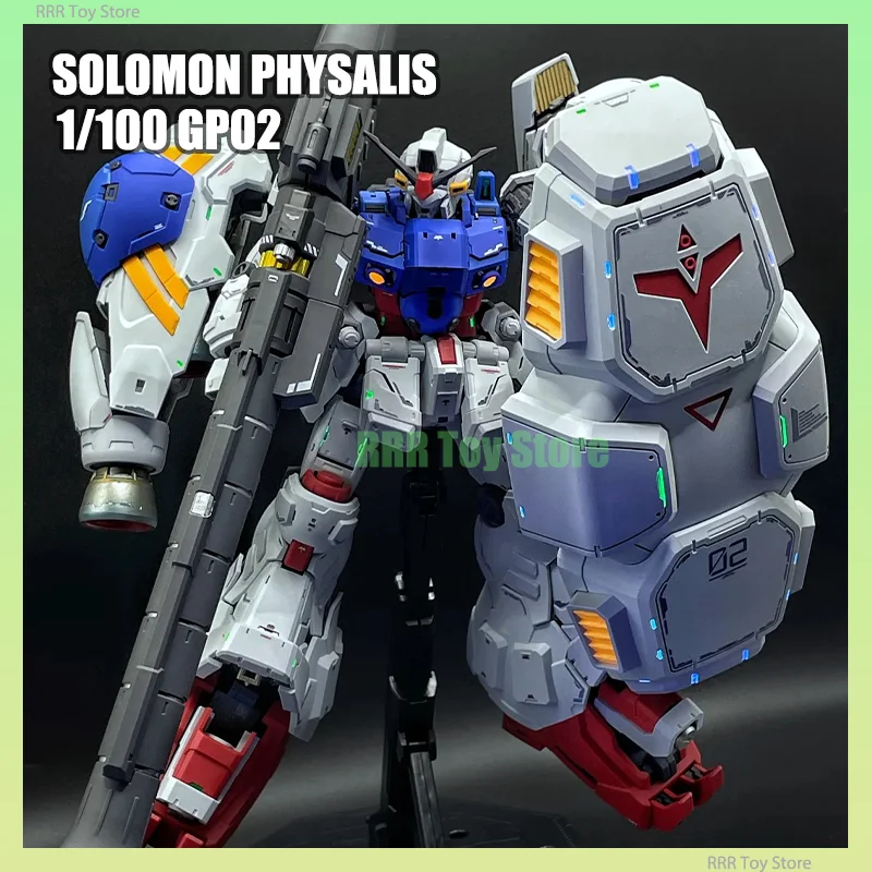 En Stock SOLOMON PHYSALIS MG 1/100 Kit de modelo de ensamblaje GP02 Sour Berry figuras de acción de esqueleto multicapa Robot plástico personalizado