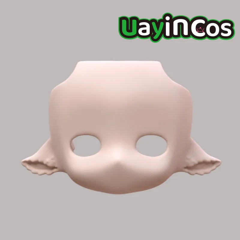 Handmade OB11 GSC Faceplates Blank Face Water Sticker Face Shell Big Ears Wink BJD Doll Accessories Game Anime Toy Kids Gifts