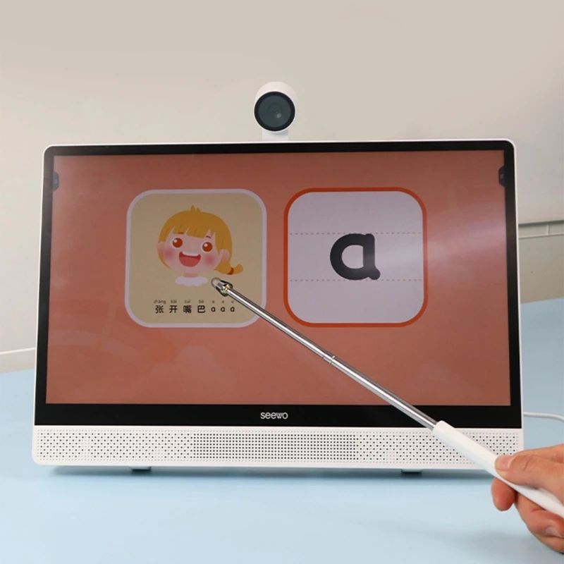 Telescopic Teacher Pointer Extendable Hand Pointer Retractable Teaching Pointer Stick Whiteboard Pointer with Felt Head