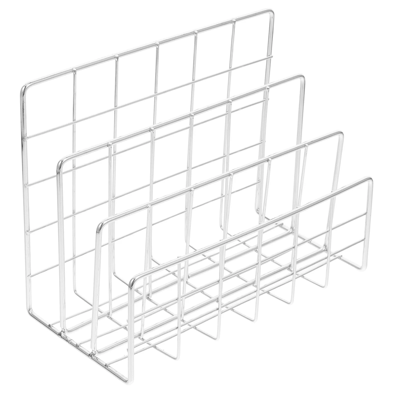 

File Mail Sorting Rack Organizer for Desk Record Holder Books Iron Countertop Desktop