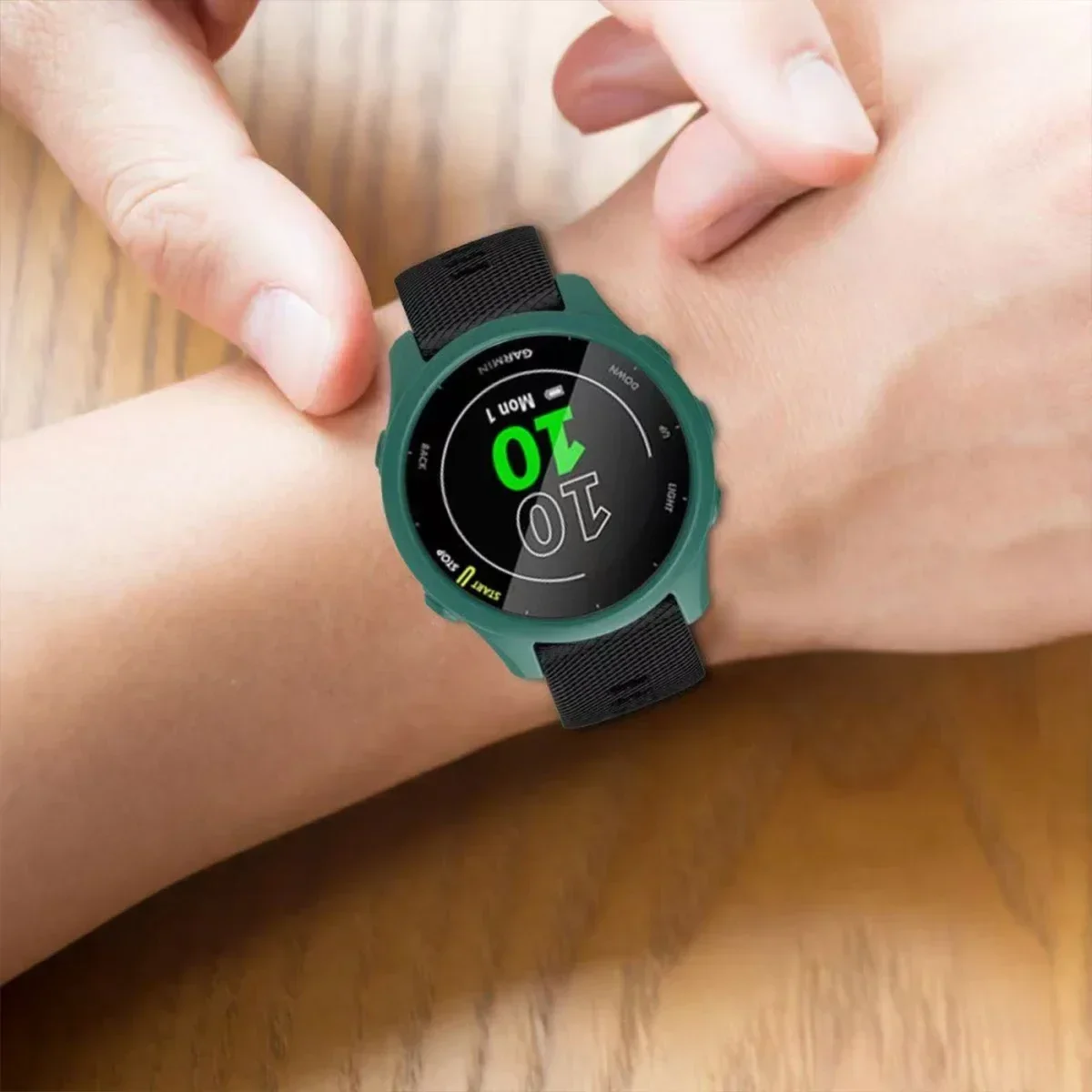 Soft Silicone Protective Case For Garmin Forerunner 255 265 Protector Shell Frame Bumper Cover image 6