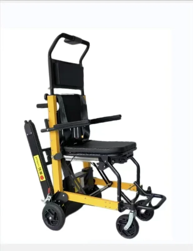 Electric Climbing Wheelchair for Elderly People Folding Lightweight and Fully Automatic Crawler Climbing Machine Intelligent