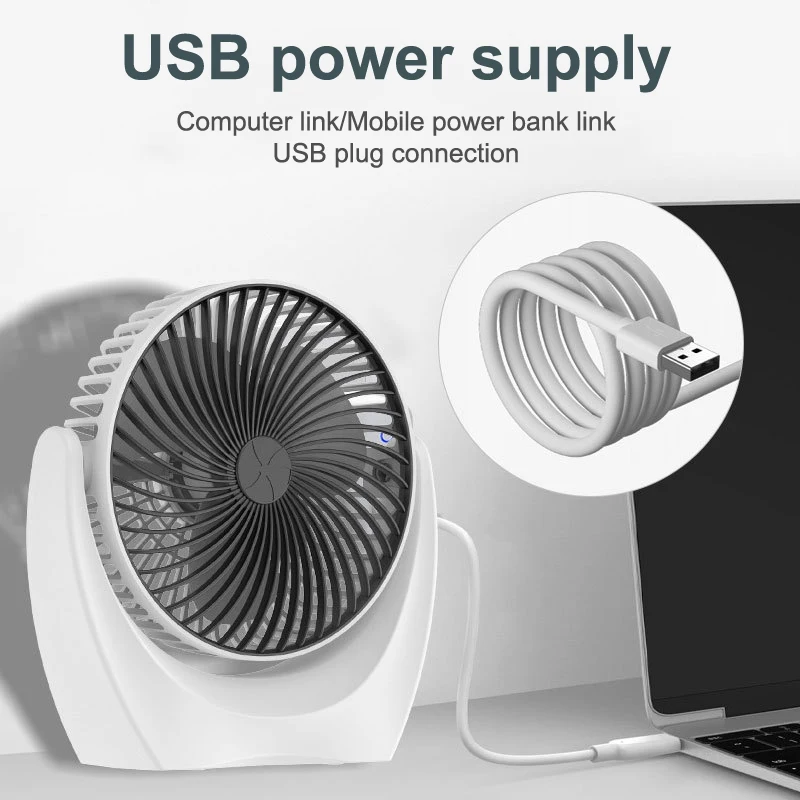 سطح المكتب مروحة كهربائية صغيرة ومحمولة مكتب المنزل التعلم في الهواء الطلق التخييم مكتب عمل USB شحن 2 سرعة التبريد قابل للتعديل