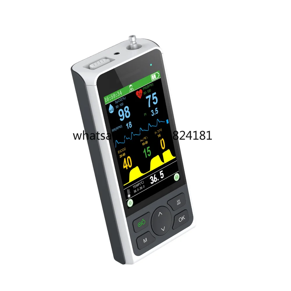 Handheld Patient Monitor for Veterinary Clinic Hospital Use New Upgrade Vital SPO2 TEMP fast shipping