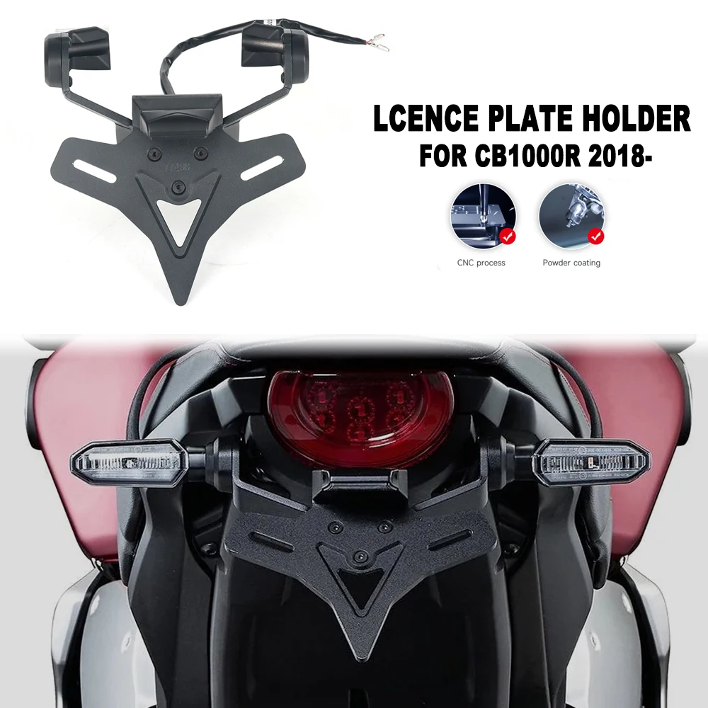 

Motorcycle Rear Short Tail Stock License Plate Holder Tailstock Bracket Kit For Honda CB1000R CB 1000R CB 1000 R 2018-2024 2023