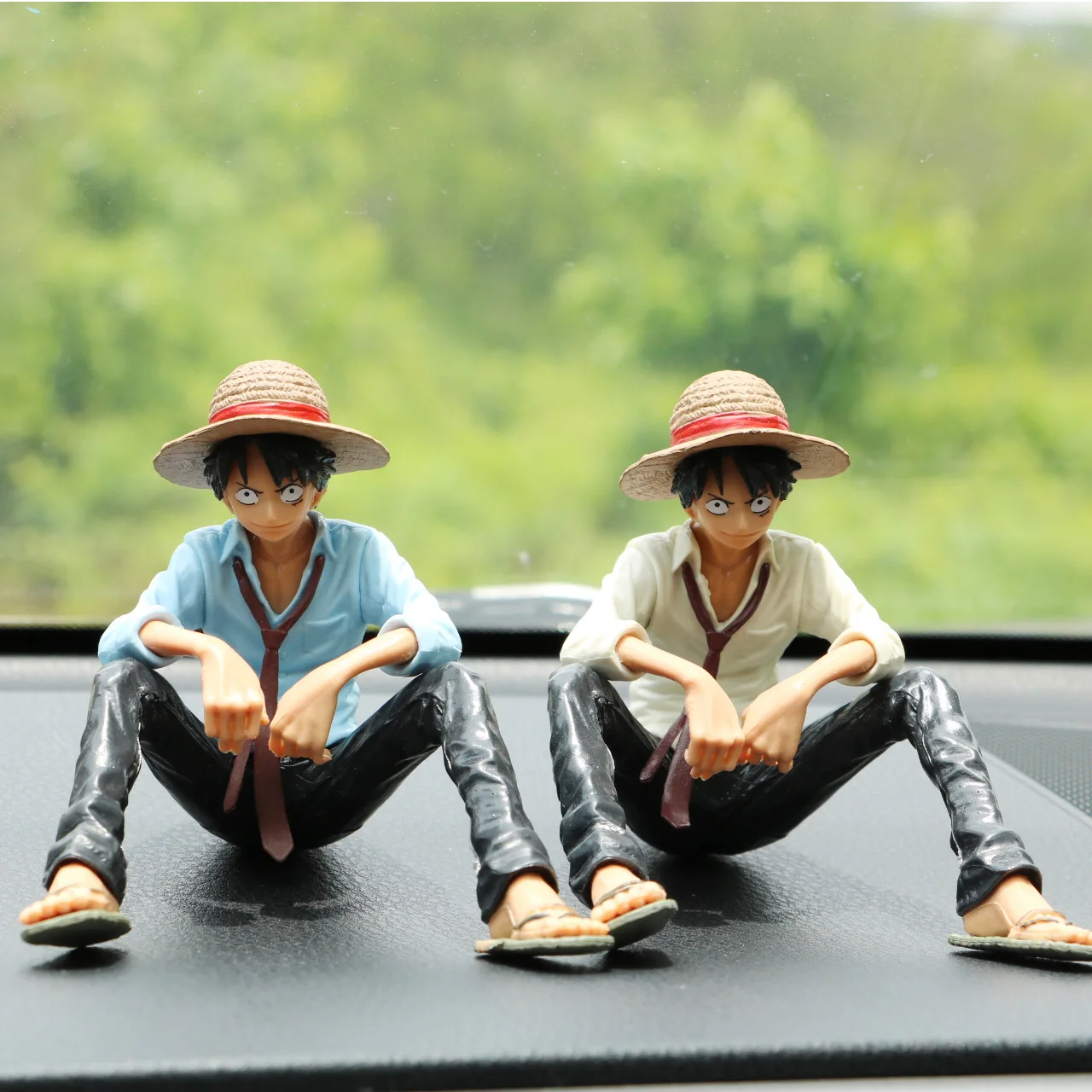 12CM Anime One Piece Monkey D Luffy Figurka akcji PVC Model Zabawki Lalka Ciasto Dekoracja samochodu Kolekcja Chłopcy Zabawka urodzinowa Prezenty