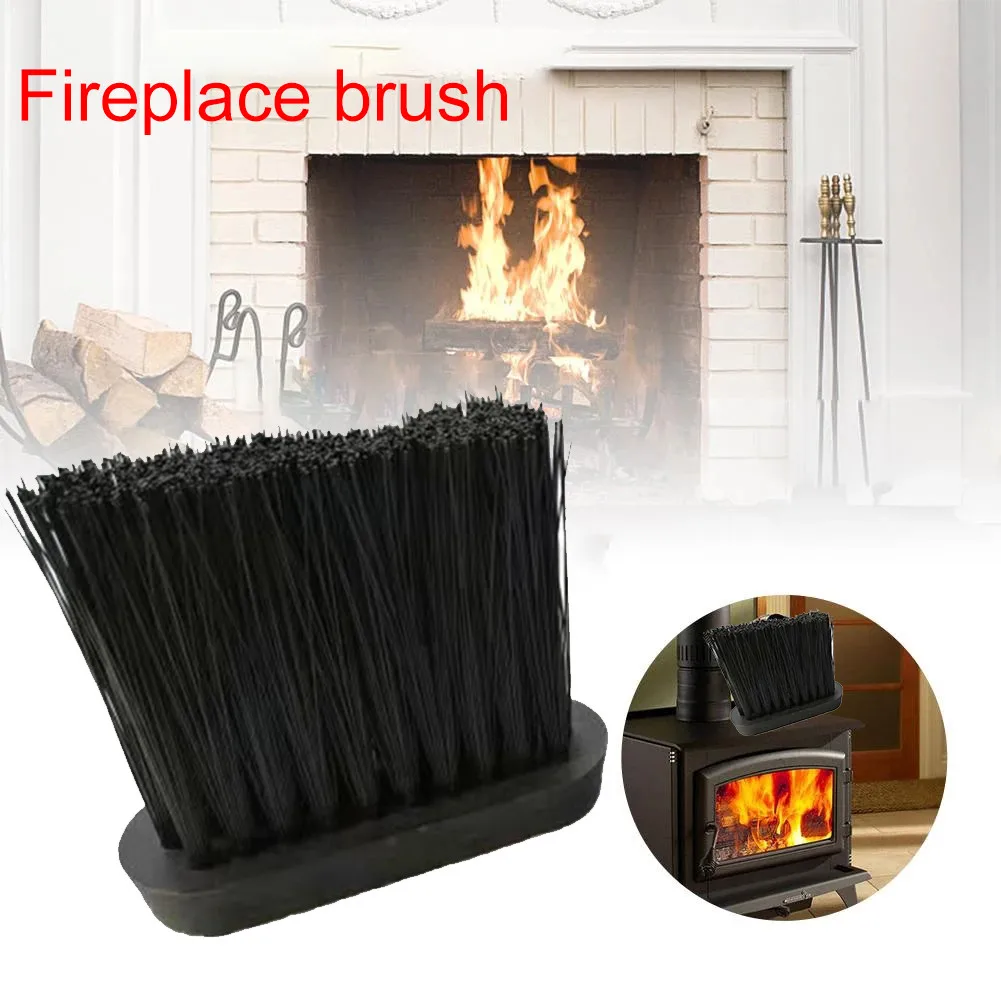 

2Pcs Oblong Replacement Spare Hearth Brush Head Refill For Companion Sets Fireplace Spare Brushes Refill For Cleaning