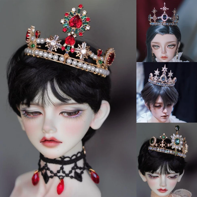 D04-A1017 children handmade toy 1/3  MSD Doll BJD/SD doll Accessories jewelry purple green crown 1pcs