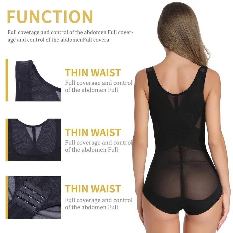 Bodysuit Emagrecedor Para Mulheres, Body Shaper, Waist Trainer, Shapewear, Pós-parto, Recuperar Cinto Emagrecedor, Roupa Interior Colombiana