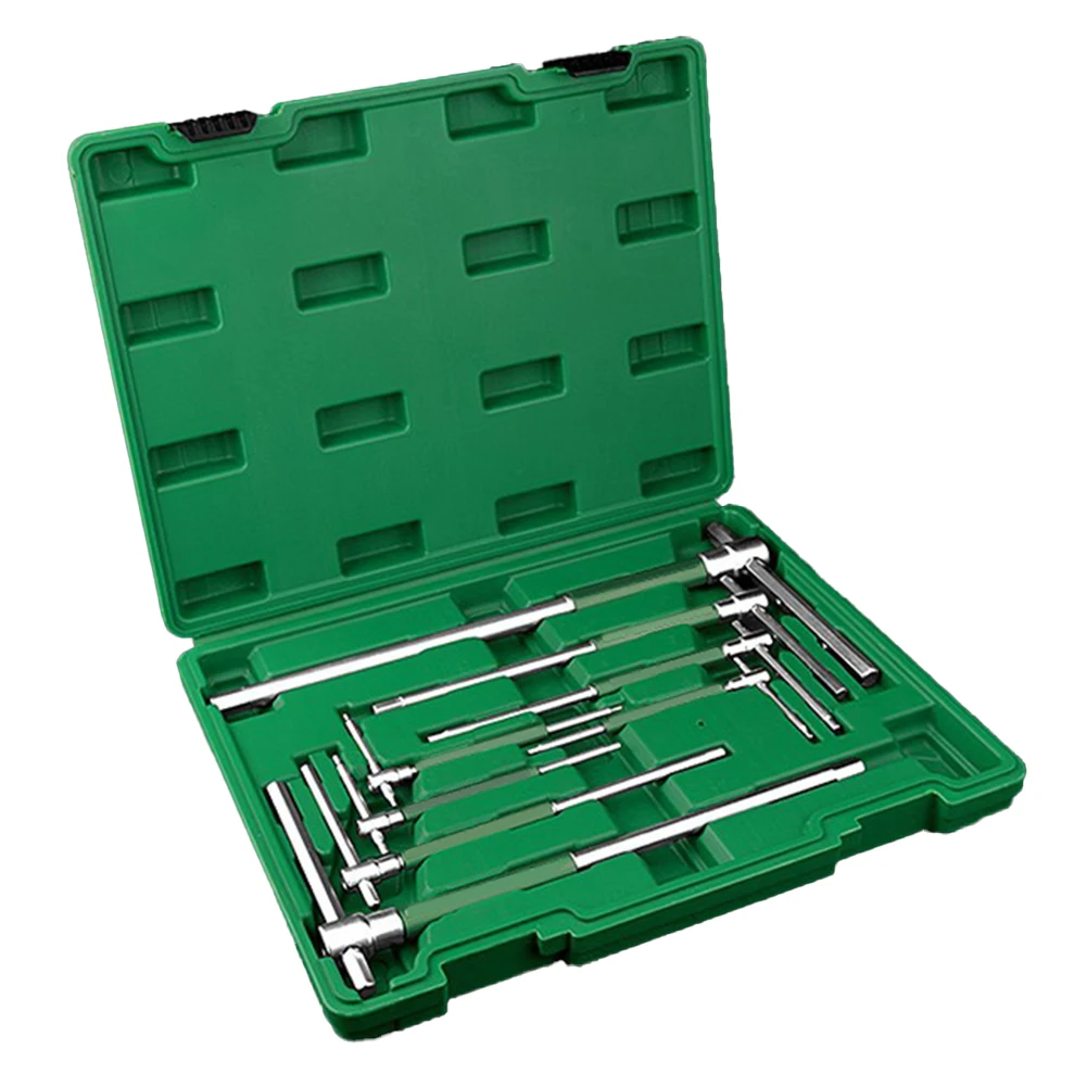 

Brand-New High-quality Universial Studry T-Shaped Spanner Set Rotating Hexagonal T-shaped 1 Set Good Performance Sliver