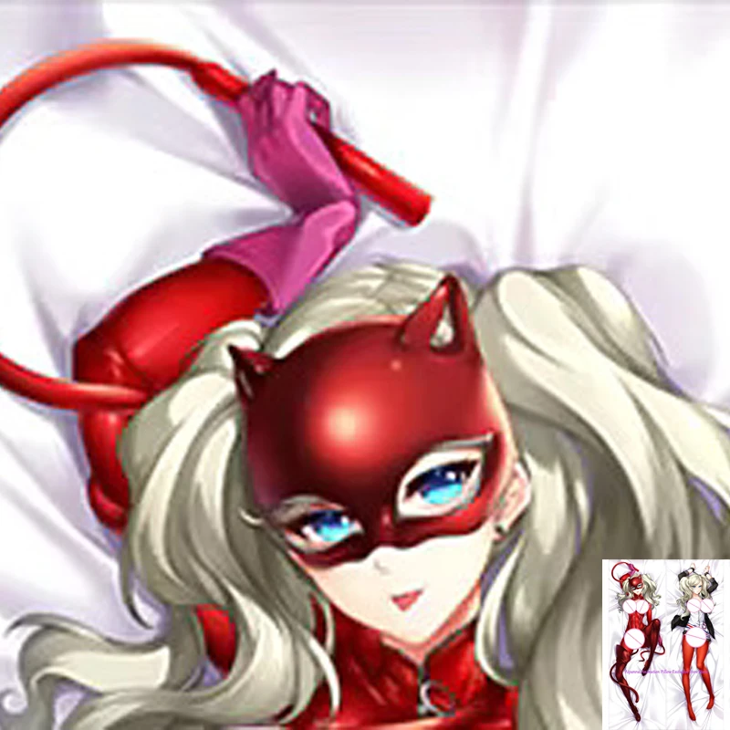 

Anime Pillow Cover Dakimakura Ann Takamaki Double-Sided Print Life-Size Body Pillows Cover Adult Case Bedding Gifts
