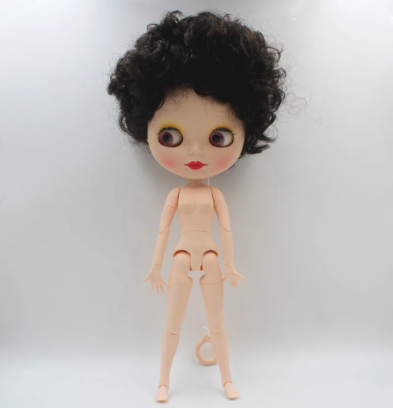 

Free Shipping big discount RBL-25023J DIY Nude Blyth doll birthday gift for girl 4color big eye with beautiful Hair cute toy